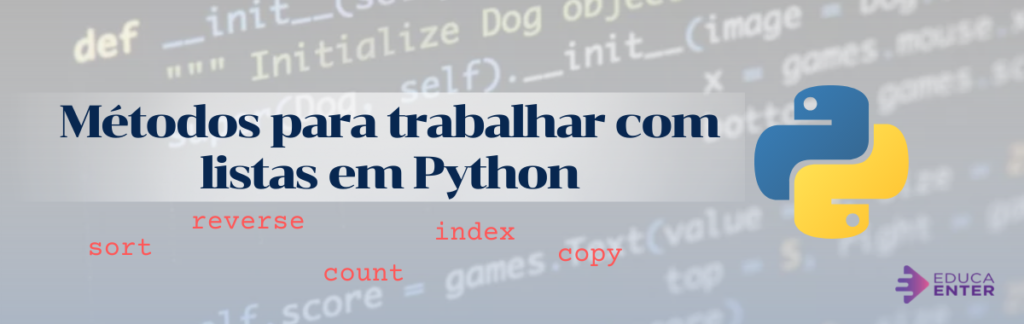 metodos para listas em Python